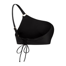 Load image into Gallery viewer, Black Shaping Asymmetric Bikini Top