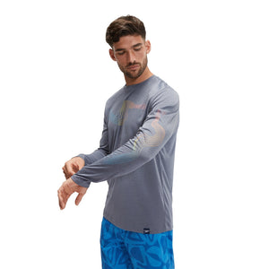 Peacoat Long Sleeve Graphic Swim Shirt