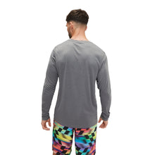 Load image into Gallery viewer, Anthracite Long Sleeve Graphic Swim Shirt