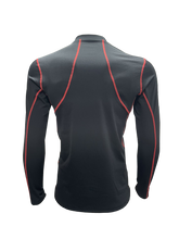 Load image into Gallery viewer, Eco End+ Tech Long Sleeve Rash Top (Black/Fed Red)