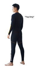 Load image into Gallery viewer, Wave Chasers Male Long Sleeve Rash Top Sun Protection (Mandarin Peel)