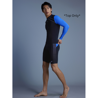 Hero 5.0 Male Blue Long Sleeved Rash Top