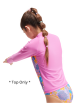 Load image into Gallery viewer, Fineline Floral Girls Long Sleeve Rash Top