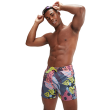 Load image into Gallery viewer, Large Leaf Digital Printed Leisure 14&quot; Watershort
