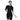 Sevres Blue Zip Front Short Sleeve Kneesuit