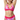 Printed Banded Triangle 2 Piece (Kaluna Floral/Raspberry Fill)