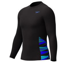 Load image into Gallery viewer, End+ Splice Rash Top (Boom Breakup/True Navy/Cobalt Pop)