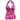 Retro Halter Tankini Adult Female (Kaluna Floral Raspberry Fill)