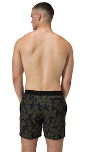Print Volley 16" (Coral Floral/Deep Olive)