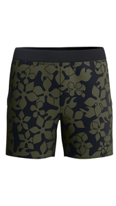 Print Volley 16" (Coral Floral/Deep Olive)