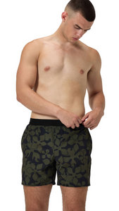 Print Volley 16" (Coral Floral/Deep Olive)