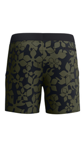 Print Volley 16" (Coral Floral/Deep Olive)