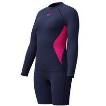 Load image into Gallery viewer, Neon Pink  Long Sleeve Rash Top And Jammer Set
