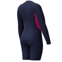 Load image into Gallery viewer, Neon Pink  Long Sleeve Rash Top And Jammer Set
