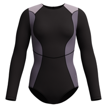 Load image into Gallery viewer, Biofuse Anthracite Long Sleeve  Zip Colorblock 1Pc