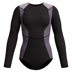 Biofuse Anthracite Long Sleeve  Zip Colorblock 1Pc