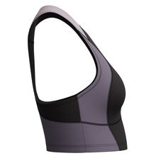 Load image into Gallery viewer, Biofuse Anthracite Racerback Crop Top