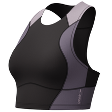 Load image into Gallery viewer, Biofuse Anthracite Racerback Crop Top