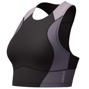Biofuse Anthracite Racerback Crop Top