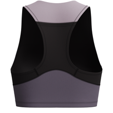 Load image into Gallery viewer, Biofuse Anthracite Racerback Crop Top