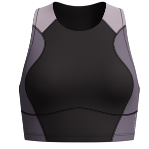 Biofuse Anthracite Racerback Crop Top