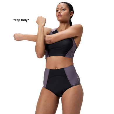 Biofuse Anthracite Racerback Crop Top