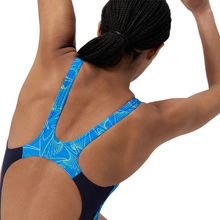 Load image into Gallery viewer, Spiral Boom  Hyperboom Splice Legsuit (Lagoon Blue)