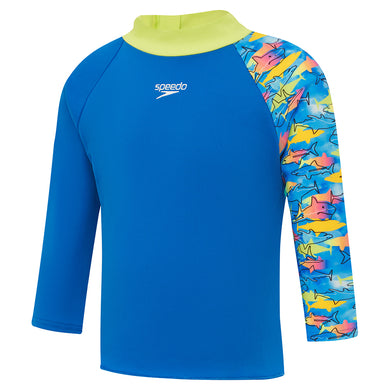Under The Sea Lagoon Blue Long Sleeve Rash Top