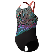 Load image into Gallery viewer, Twilight Sky Neon Coral Powerback Girls Digital Placement