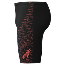 Load image into Gallery viewer, Subtle Boom Medley Logo Jammer (Black Neon Coral)