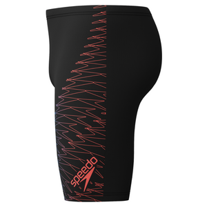 Subtle Boom Medley Logo Jammer (Black Neon Coral)