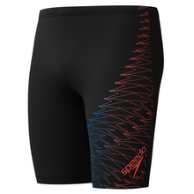 Load image into Gallery viewer, Subtle Boom Medley Logo Jammer (Black Neon Coral)