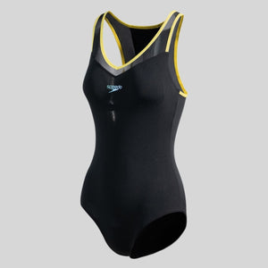 Hero 6.0 V Neck 1 PC Adult Female (Black/Yellow)