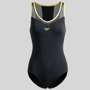 Hero 6.0 V Neck 1 PC Adult Female (Black/Yellow)