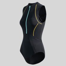 Load image into Gallery viewer, Hero 6.0 Sleeveless High Neck 1 PC Adult Female (Black/Blue/Yellow)