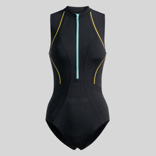 Load image into Gallery viewer, Hero 6.0 Sleeveless High Neck 1 PC Adult Female (Black/Blue/Yellow)