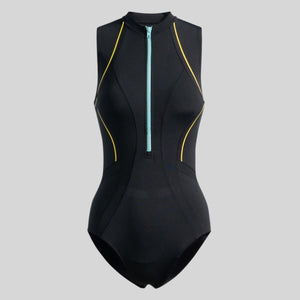 Hero 6.0 Sleeveless High Neck 1 PC Adult Female (Black/Blue/Yellow)