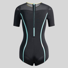 Load image into Gallery viewer, Hero 6.0 Short Sleeve Extra Low Leg 1 PC Adult Female (Black/Blue/Yellow)