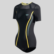 Load image into Gallery viewer, Hero 6.0 Short Sleeve Extra Low Leg 1 PC Adult Female (Black/Blue/Yellow)