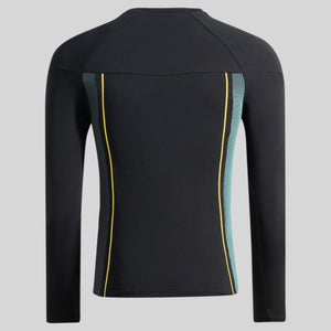 Hero 6.0 Long Sleeve Rashguard Top A Adult Male (Black/Yellow)