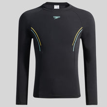 Load image into Gallery viewer, Hero 6.0 Long Sleeve Rashguard Top B Adult Male (Black/Yellow)