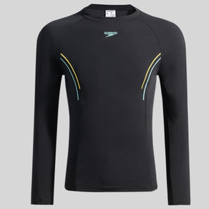 Hero 6.0 Long Sleeve Rashguard Top B Adult Male (Black/Yellow)