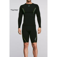 Load image into Gallery viewer, Hero 6.0 Long Sleeve Rashguard Top B Adult Male (Black/Yellow)