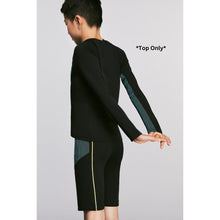 Load image into Gallery viewer, Hero 6.0 Long Sleeve Rashguard Top Junior Male (Black/Blue)
