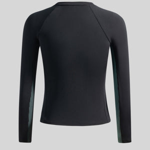 Hero 6.0 Long Sleeve Rashguard Top Junior Male (Black/Blue)