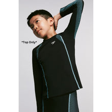 Load image into Gallery viewer, Hero 6.0 Long Sleeve Rashguard Top Junior Male (Black/Blue)