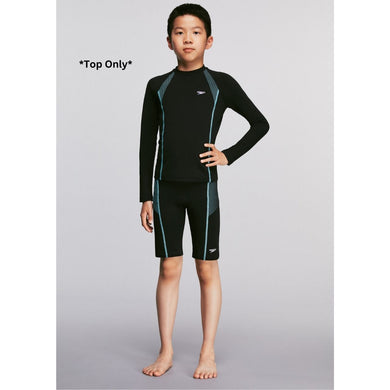 Hero 6.0 Long Sleeve Rashguard Top Junior Male (Black/Blue)