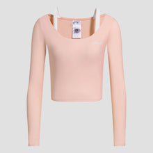 Load image into Gallery viewer, Wave Chasers 2.0 Single Strap Long Sleeve Top Adult Female (Dirty Pink/White)