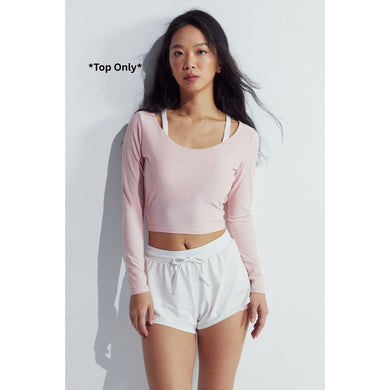 Wave Chasers 2.0 Single Strap Long Sleeve Top Adult Female (Dirty Pink/White)