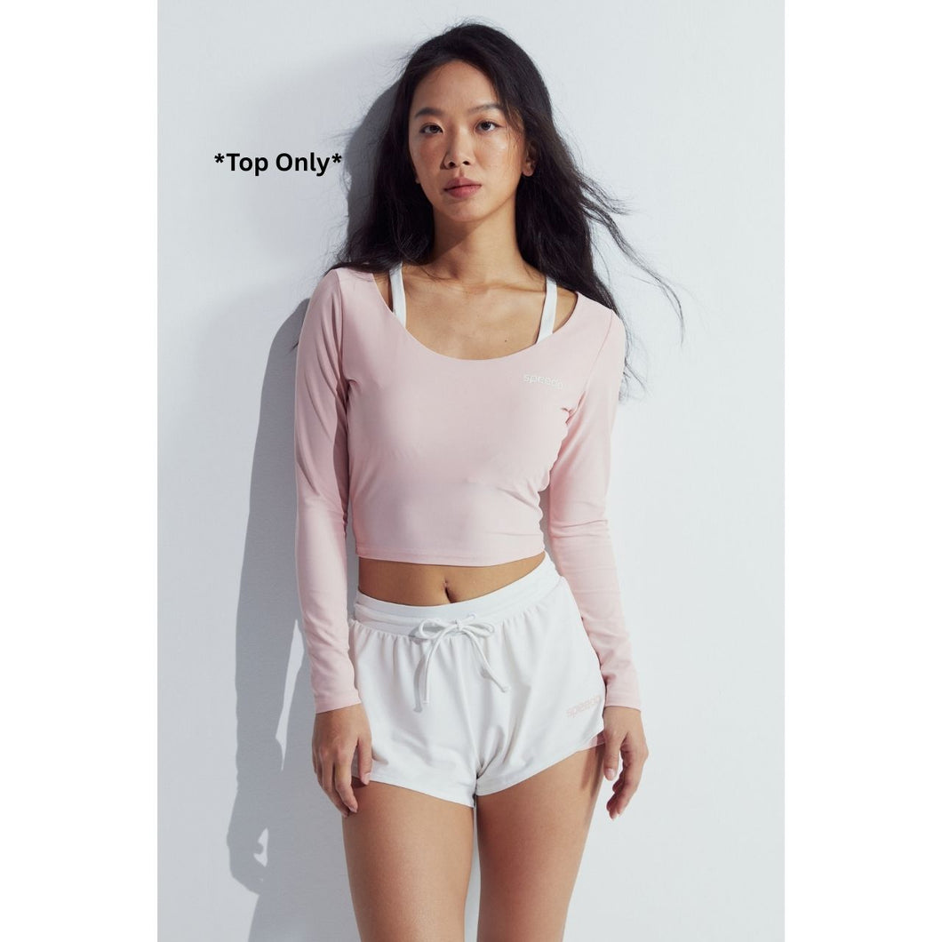 Wave Chasers 2.0 Single Strap Long Sleeve Top Adult Female (Dirty Pink/White)
